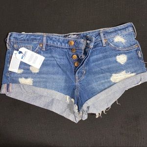 NWT Silver Midrise Jean Shorts